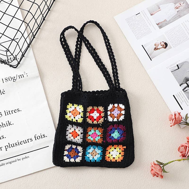Bohemian Handmade Crochet Bag - Exquisite Handcrafted Tote - Vintage MC