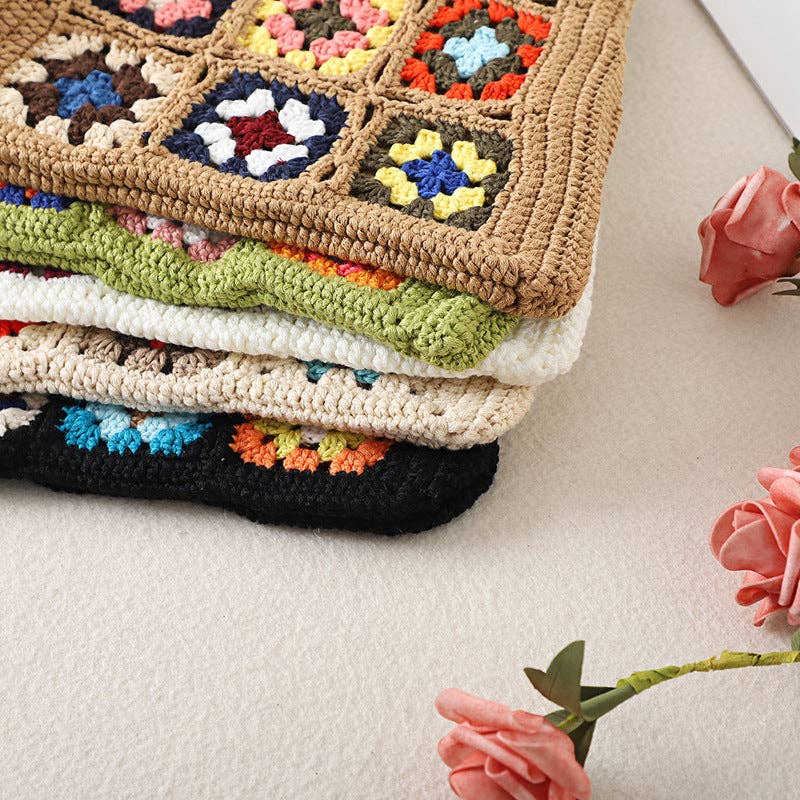 Bohemian Handmade Crochet Bag - Exquisite Handcrafted Tote - Vintage MC