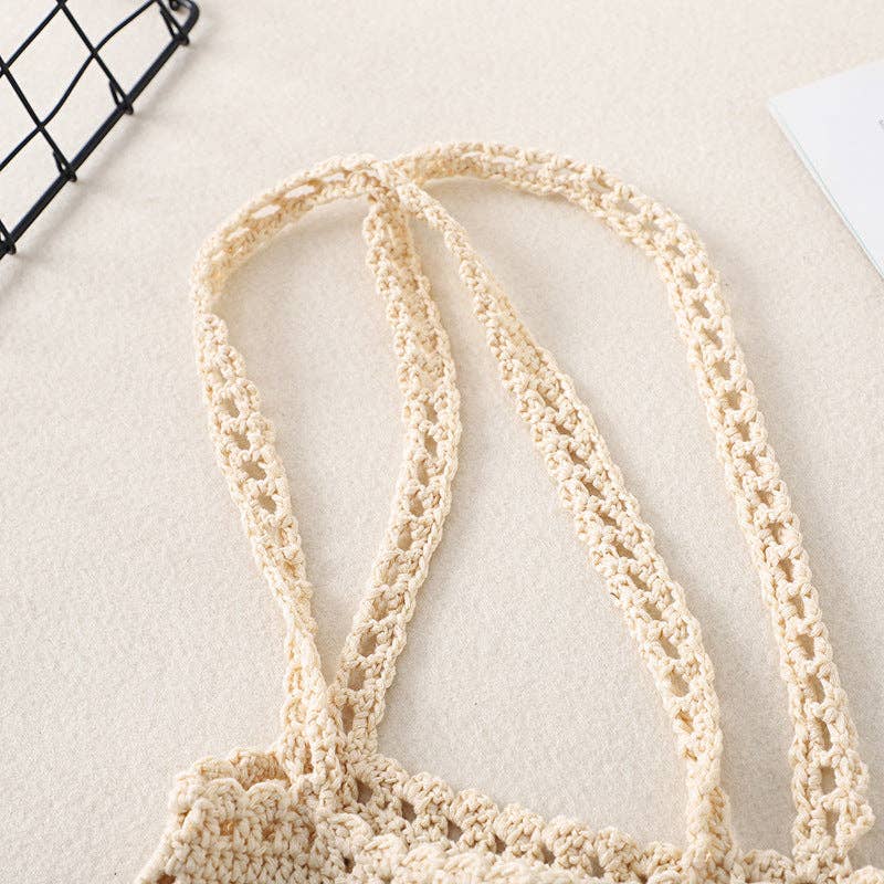 Bohemian Handmade Crochet Bag - Exquisite Handcrafted Tote - Vintage MC