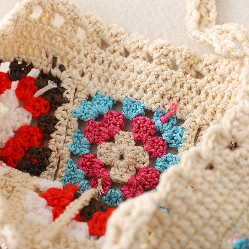 Bohemian Handmade Crochet Bag - Exquisite Handcrafted Tote - Vintage MC