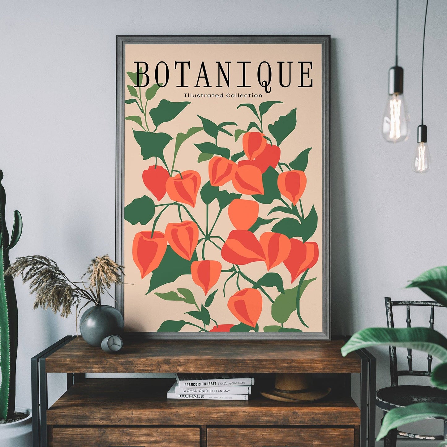 Botanique Illustrated Floral Print - Vintage MC