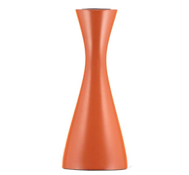 BRITISH COLOUR STANDARD - 15cm H / 5.9'' H Medium Rust Candleholder