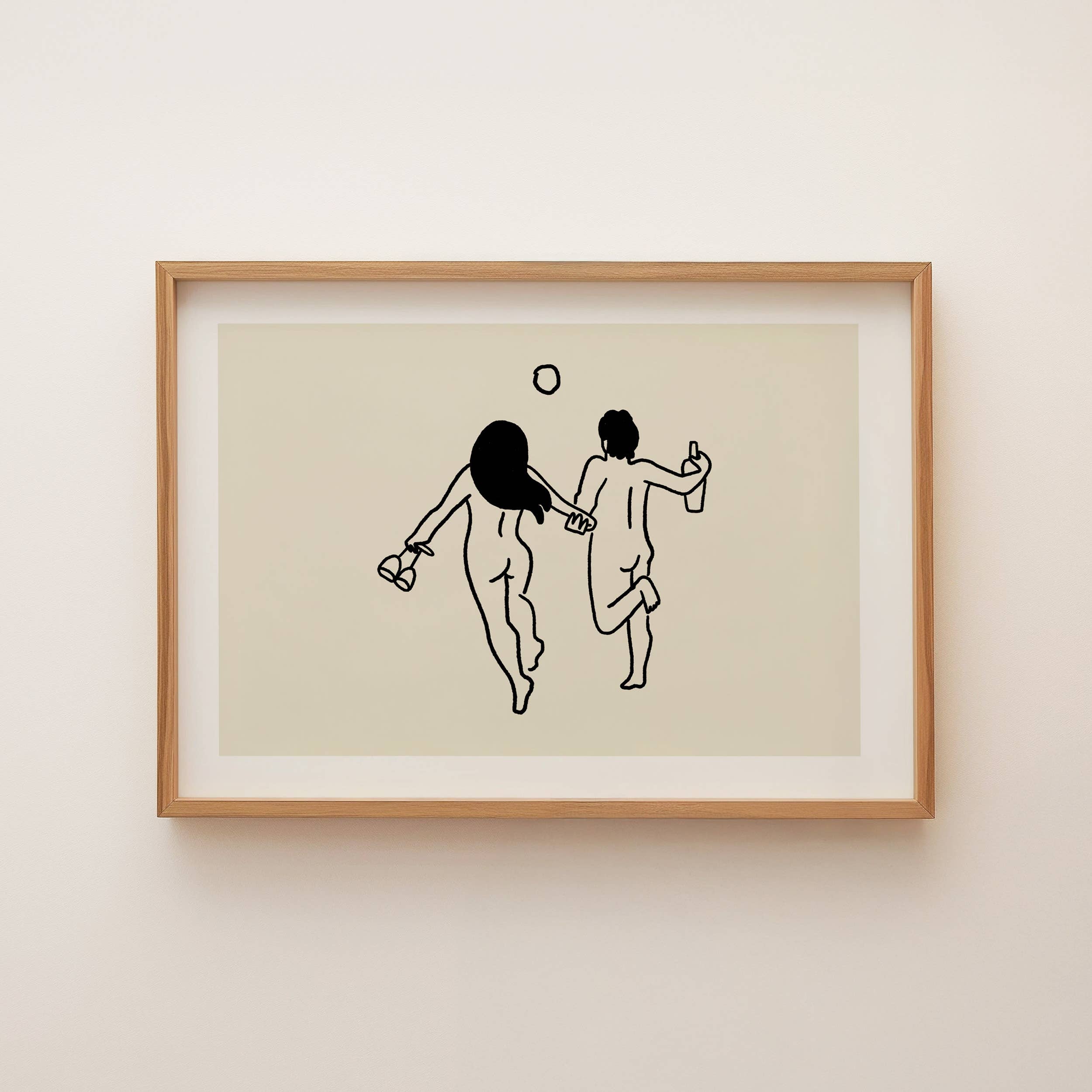 Wine Lovers Art Print