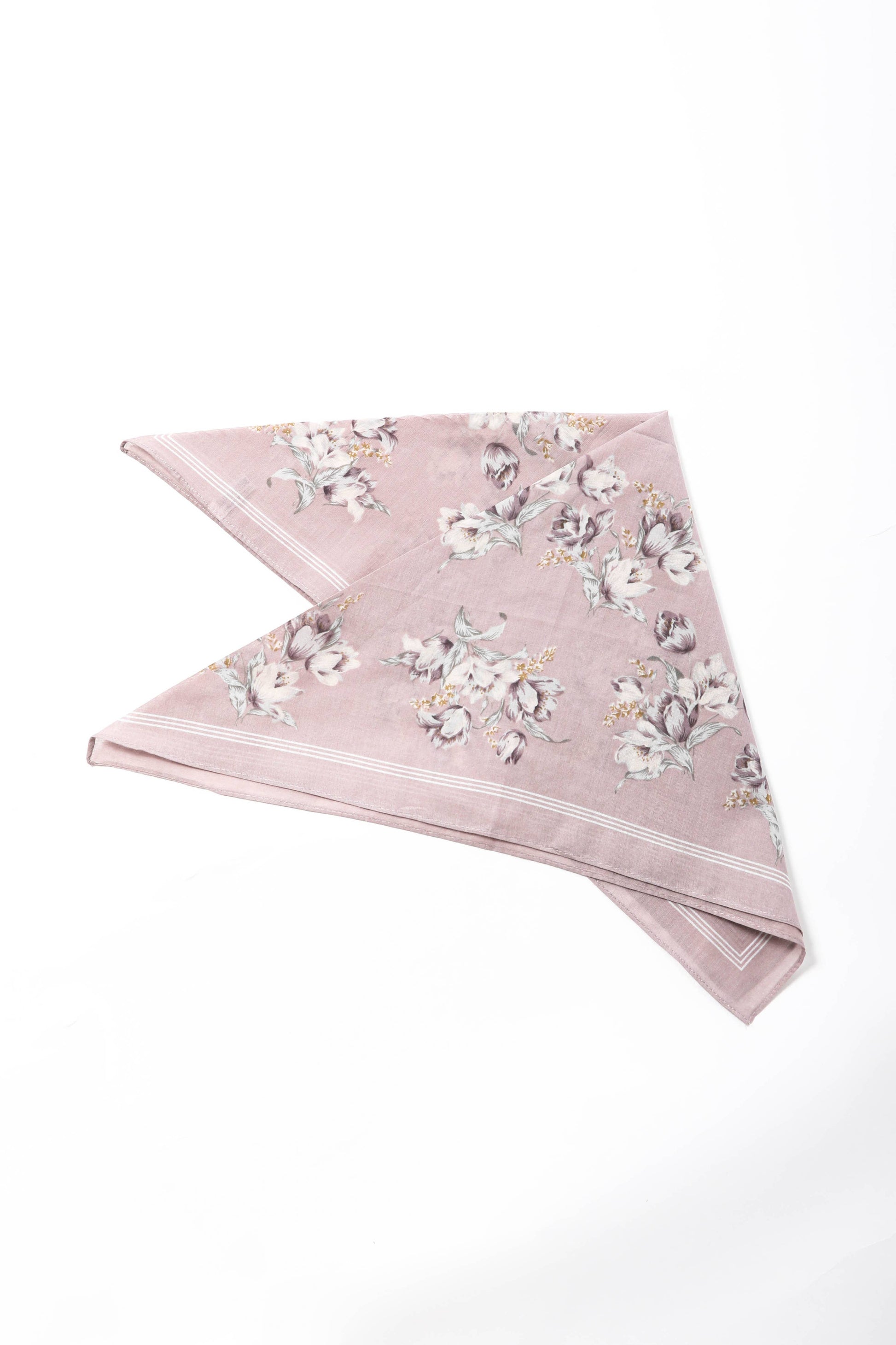 High-Quality Orchid Pattern Bandana - Ideal for All Seasons
