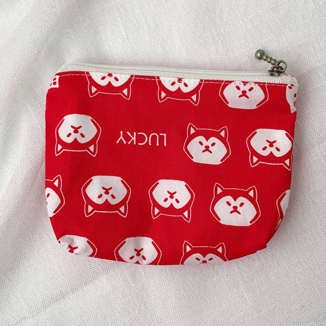 Canvas Printed Coin Purse - Vintage MC