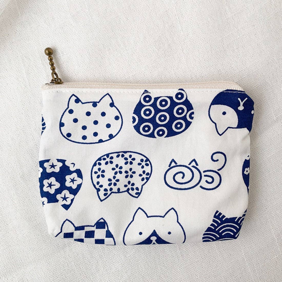 Canvas Printed Coin Purse - Vintage MC