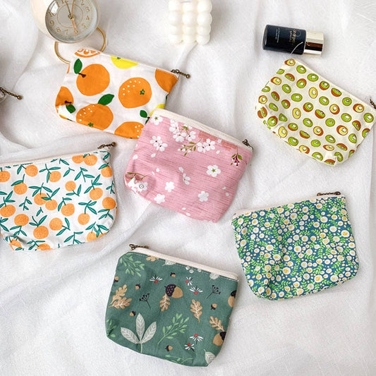 Canvas Printed Coin Purse - Vintage MC