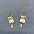 Cat Dangle Earrings - Vintage MC