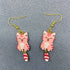 Cat Dangle Earrings - Vintage MC