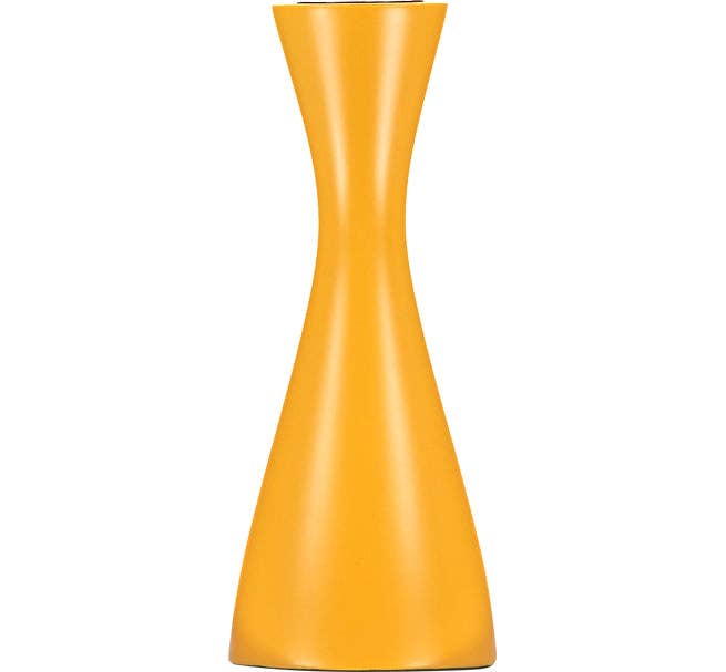 Medium Saffron Yellow Candleholder