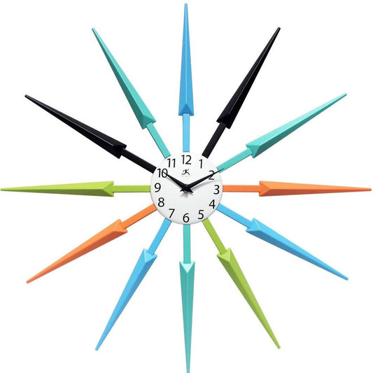 "Celeste" Starburst Retro Wall Clock - Vintage MC