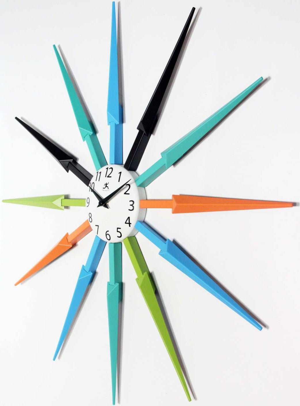 "Celeste" Starburst Retro Wall Clock - Vintage MC
