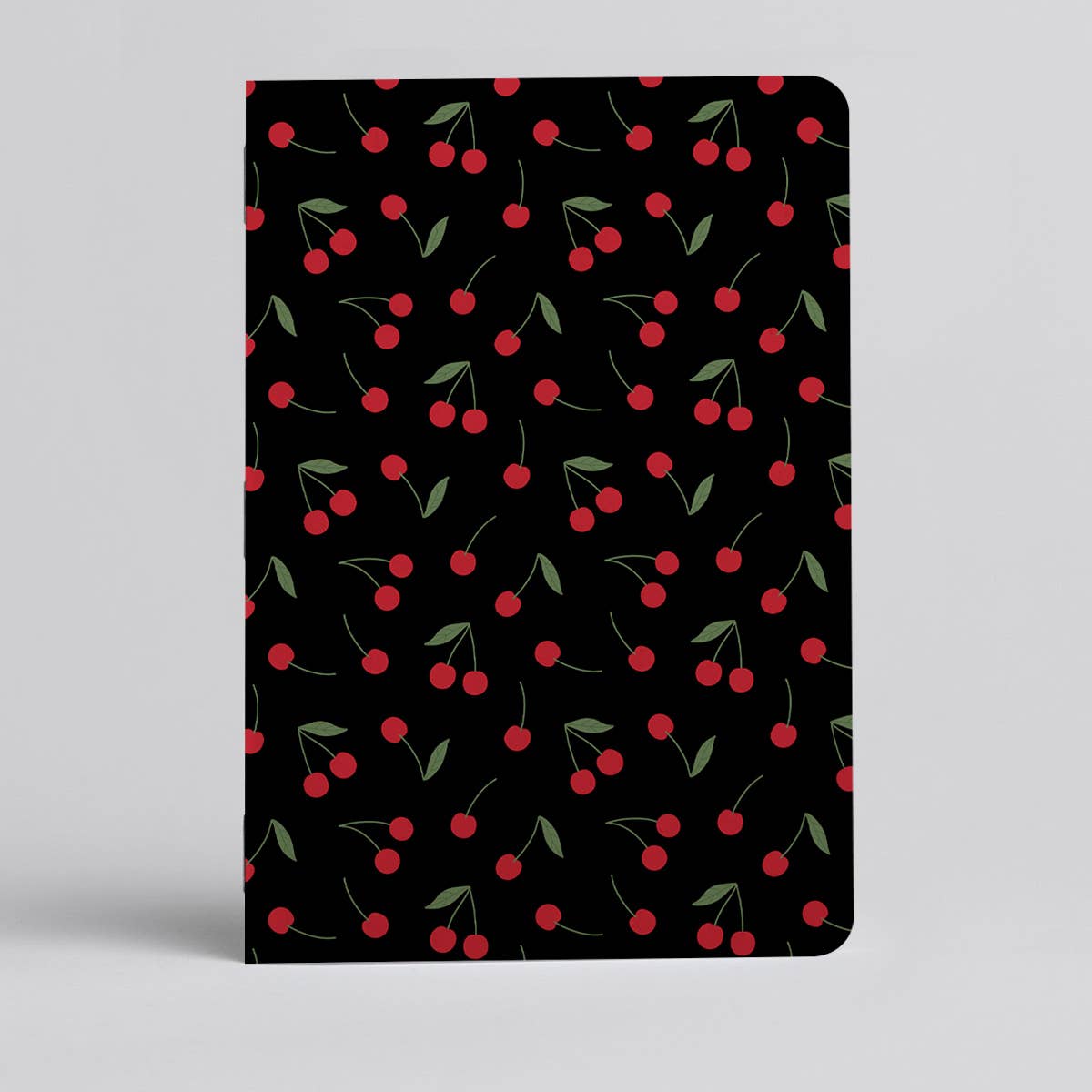 Ch - Ch - Cherry - Notebook/Journal - Trendy Cherry Pattern - Vintage MC