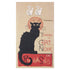 Chat Noir Fine Art Silver Cat Post Earrings - Vintage MC