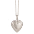 Cherished Memories Silver Heart Locket Necklace - Vintage MC