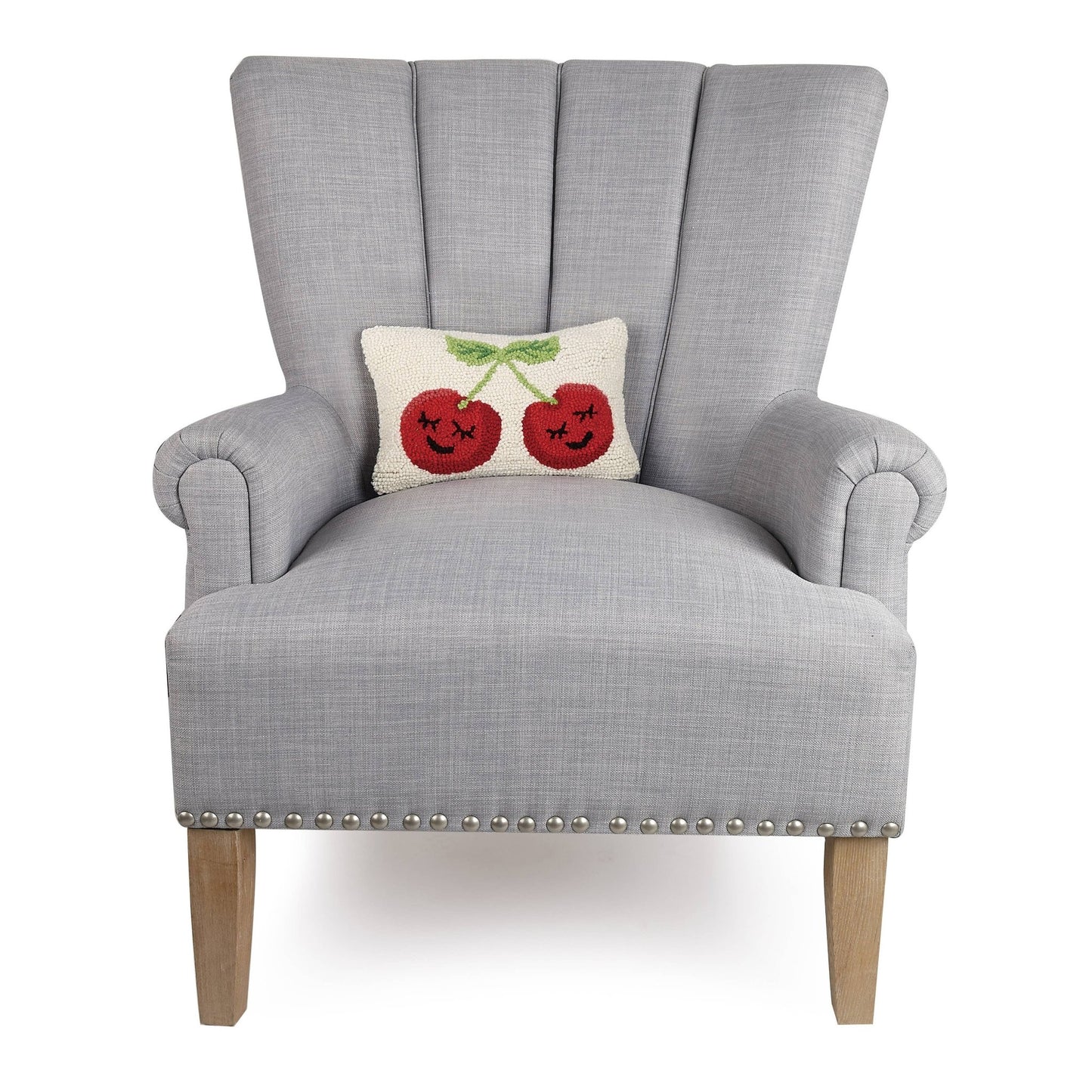 Cherries Hook Pillow - Vintage MC