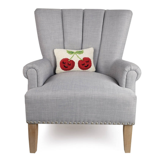 Cherries Hook Pillow - Vintage MC