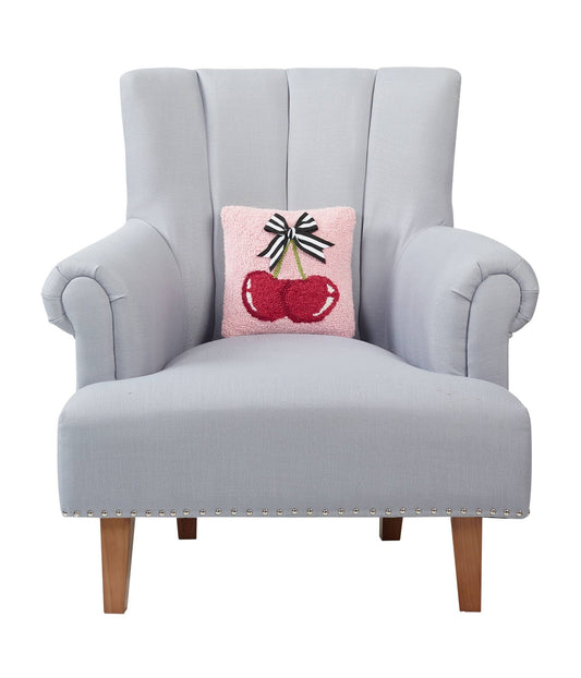 Cherries W/Ribbon Hook Pillow - Vintage MC