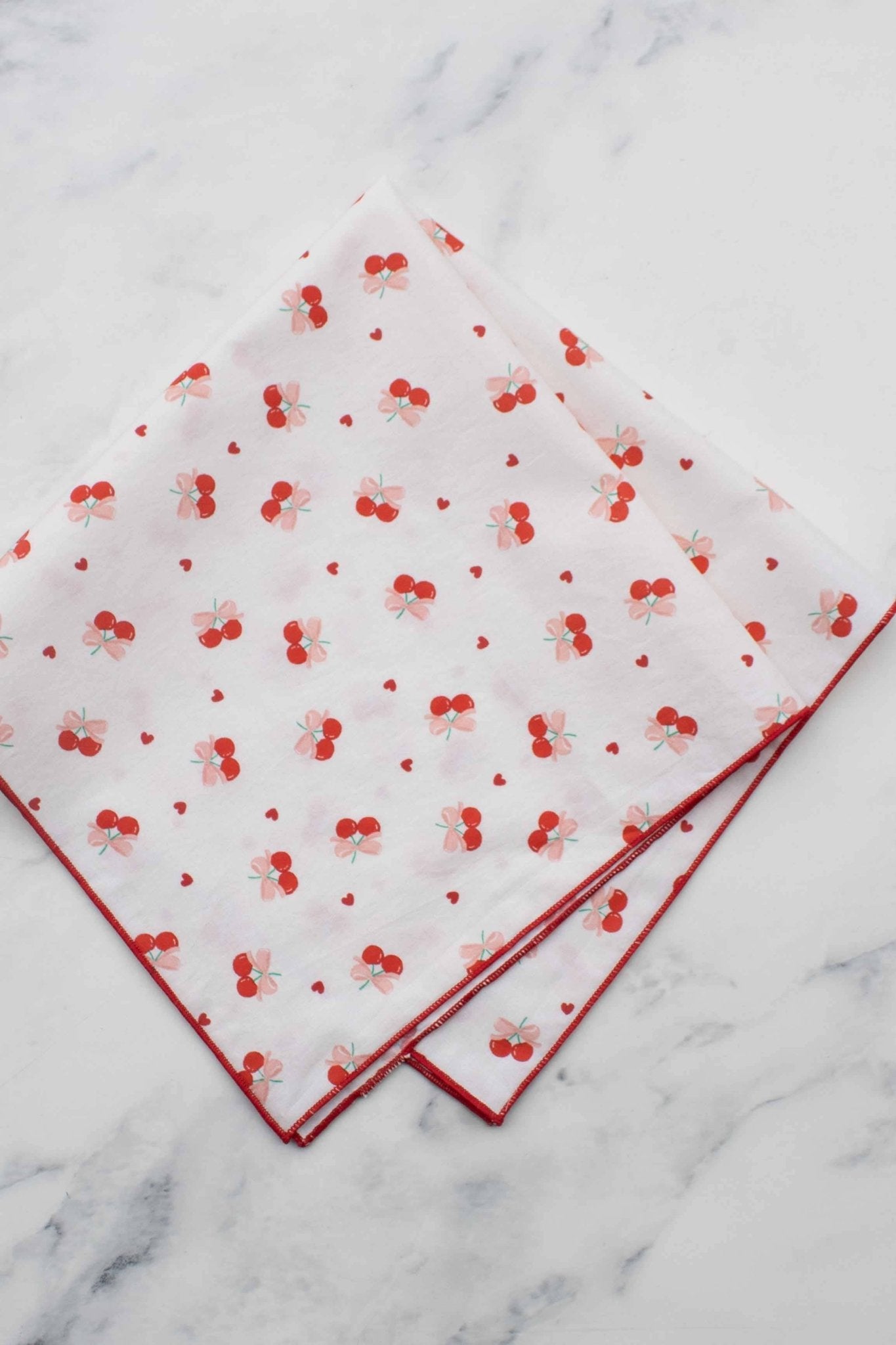 Cherry Blossom Square Scarf - Vintage MC