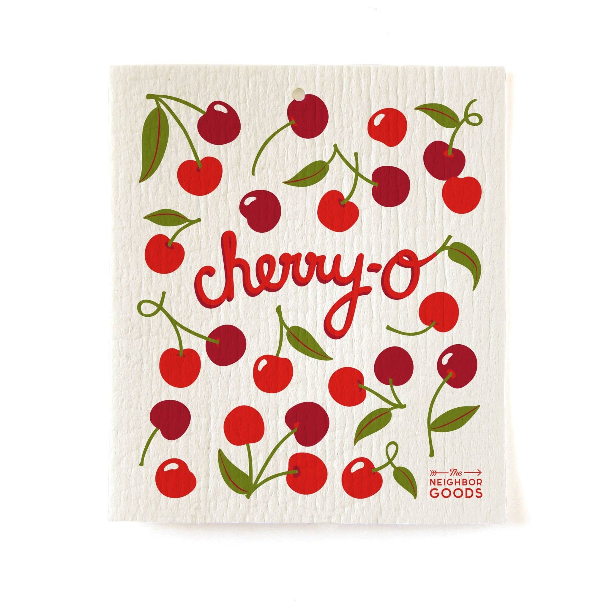 Cherry - Tea Towel + Sponge Cloth Set - Vintage MC