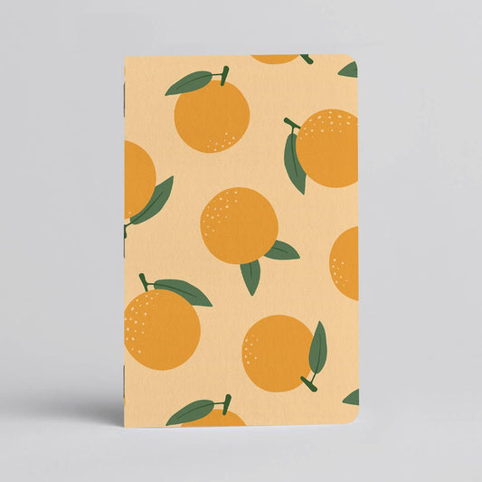 Citrus Burst - Notebook/Journal - Orange Citrus - Vintage MC