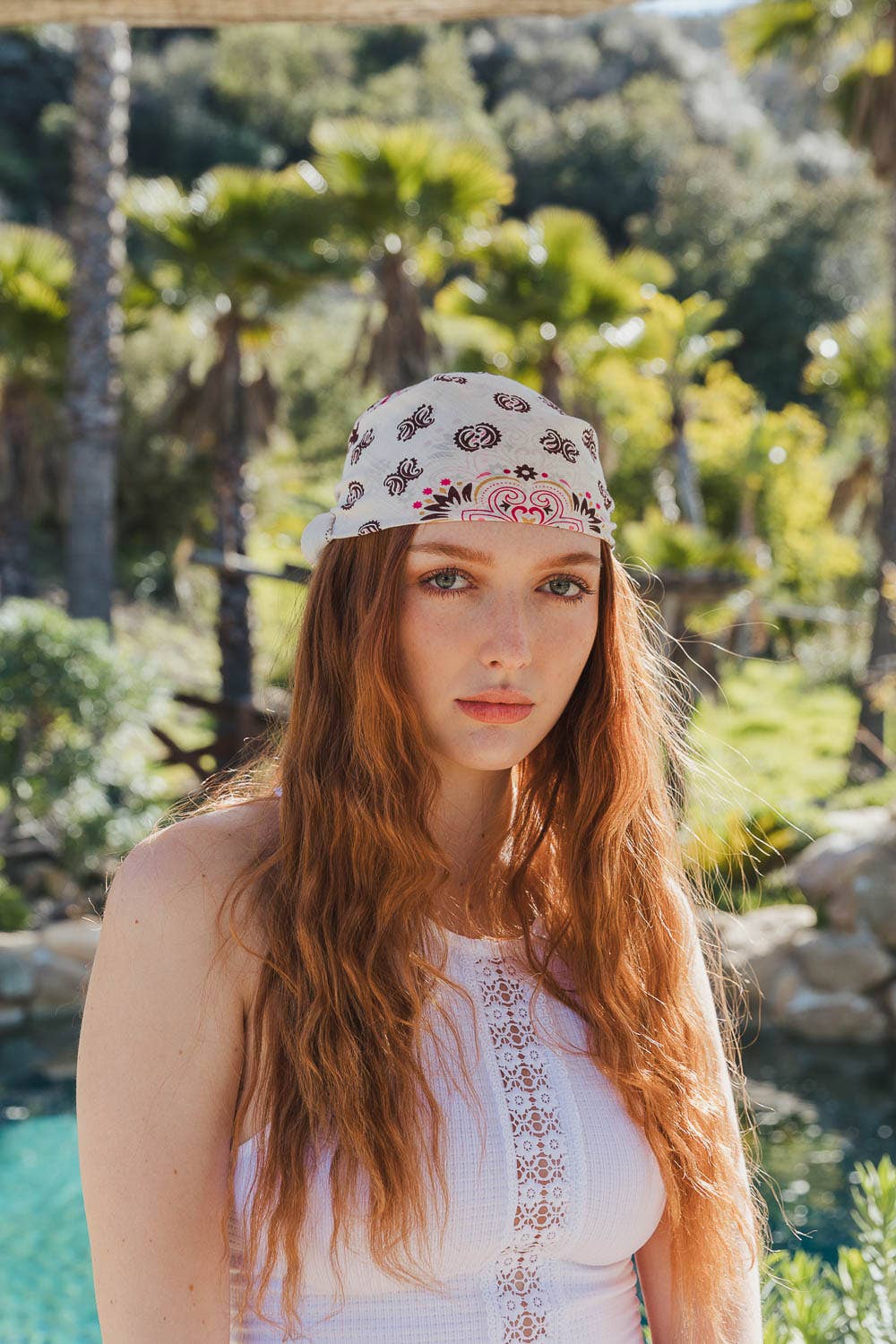 🌿 Colorful Paisley Headscarf - Retro, Colorful, Chic - Vintage MC
