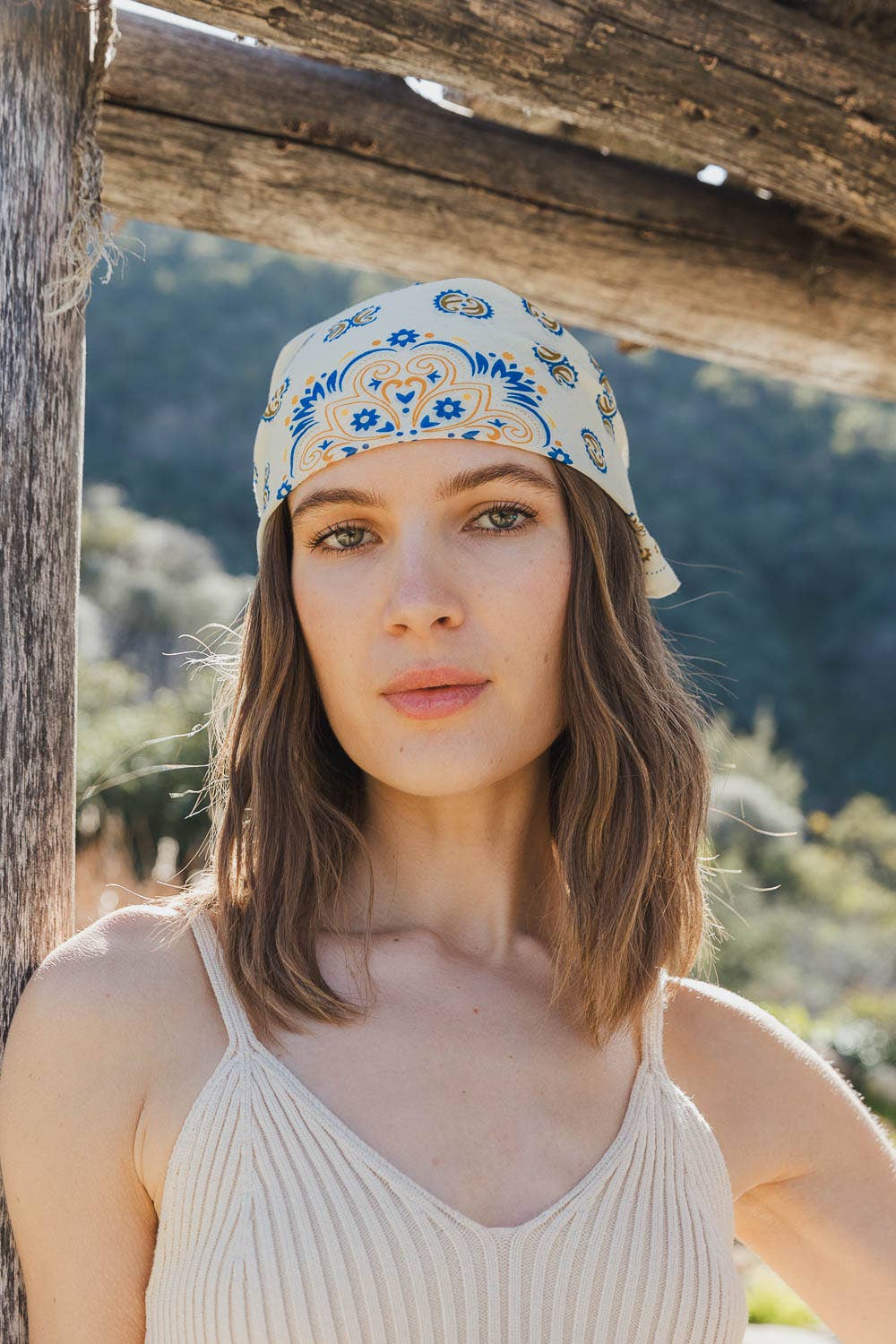🌿 Colorful Paisley Headscarf - Retro, Colorful, Chic - Vintage MC