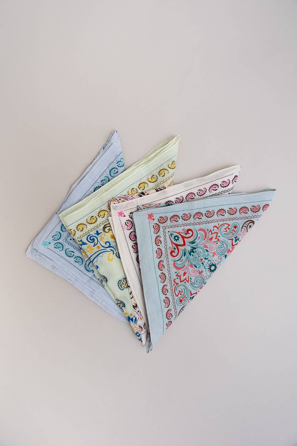 🌿 Colorful Paisley Headscarf - Retro, Colorful, Chic - Vintage MC
