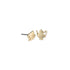 Cup of Tea Fine Art Gold Post Earrings - Vintage MC