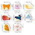CUTE OCEAN HAIR CLAW CLIPS - Vintage MC