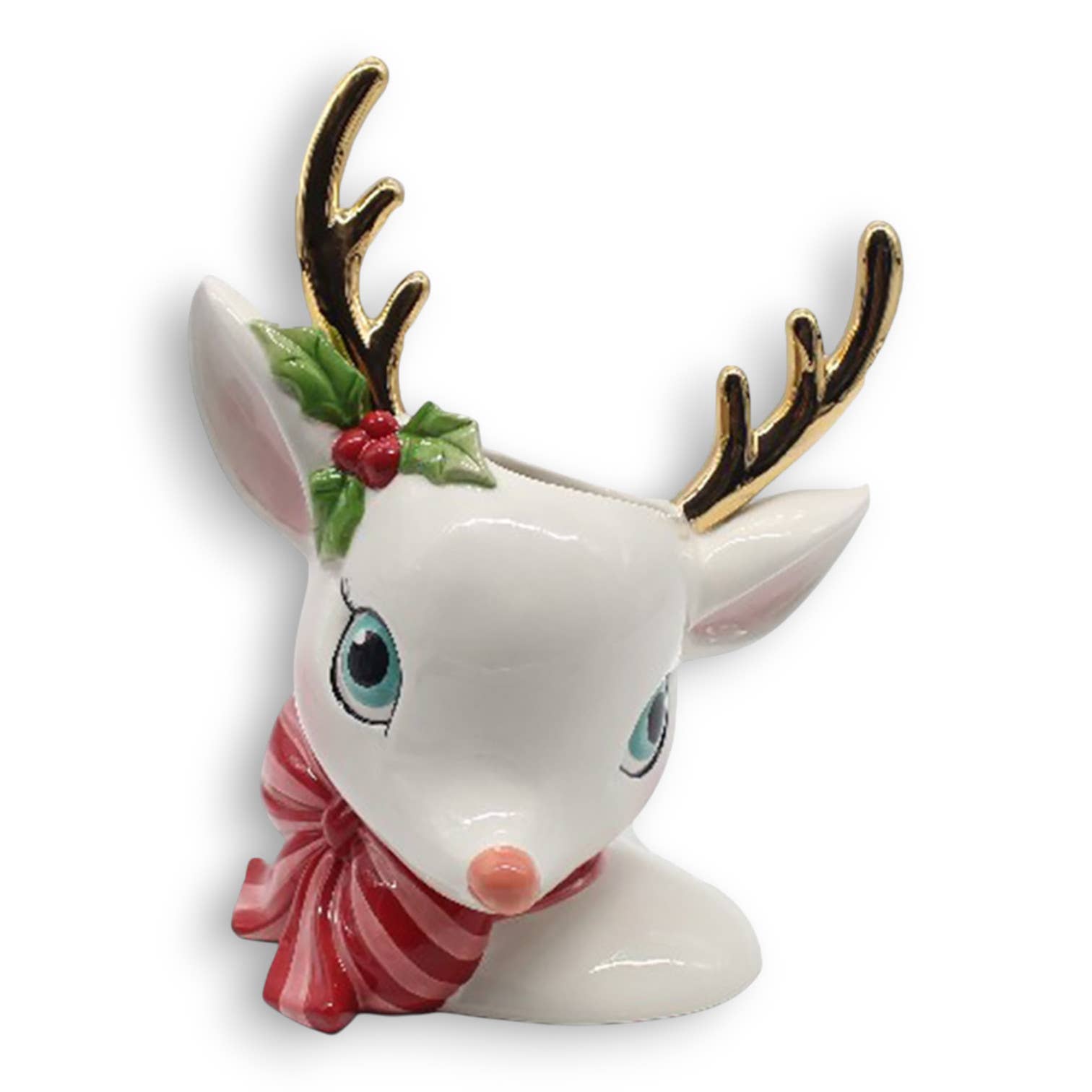 Retro Deer Head Vase