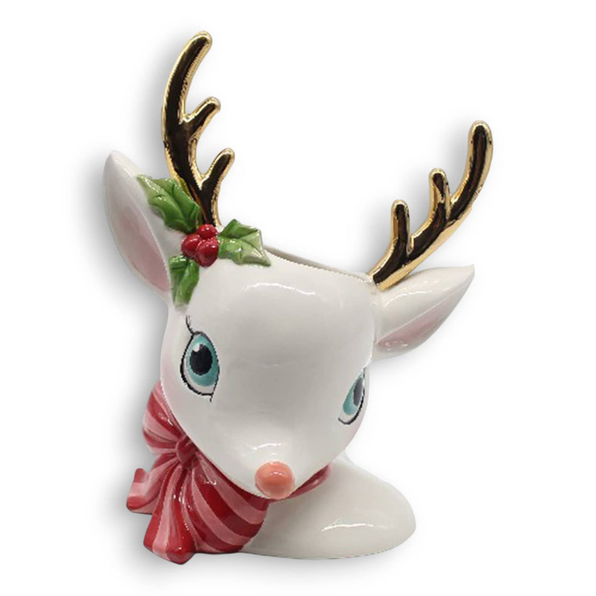 Retro Deer Head Vase
