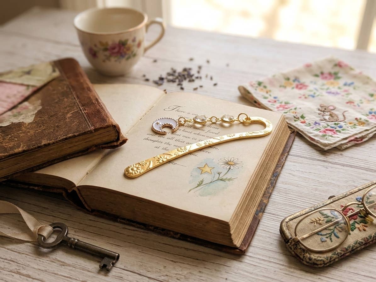 Golden Days Metal Bookmark