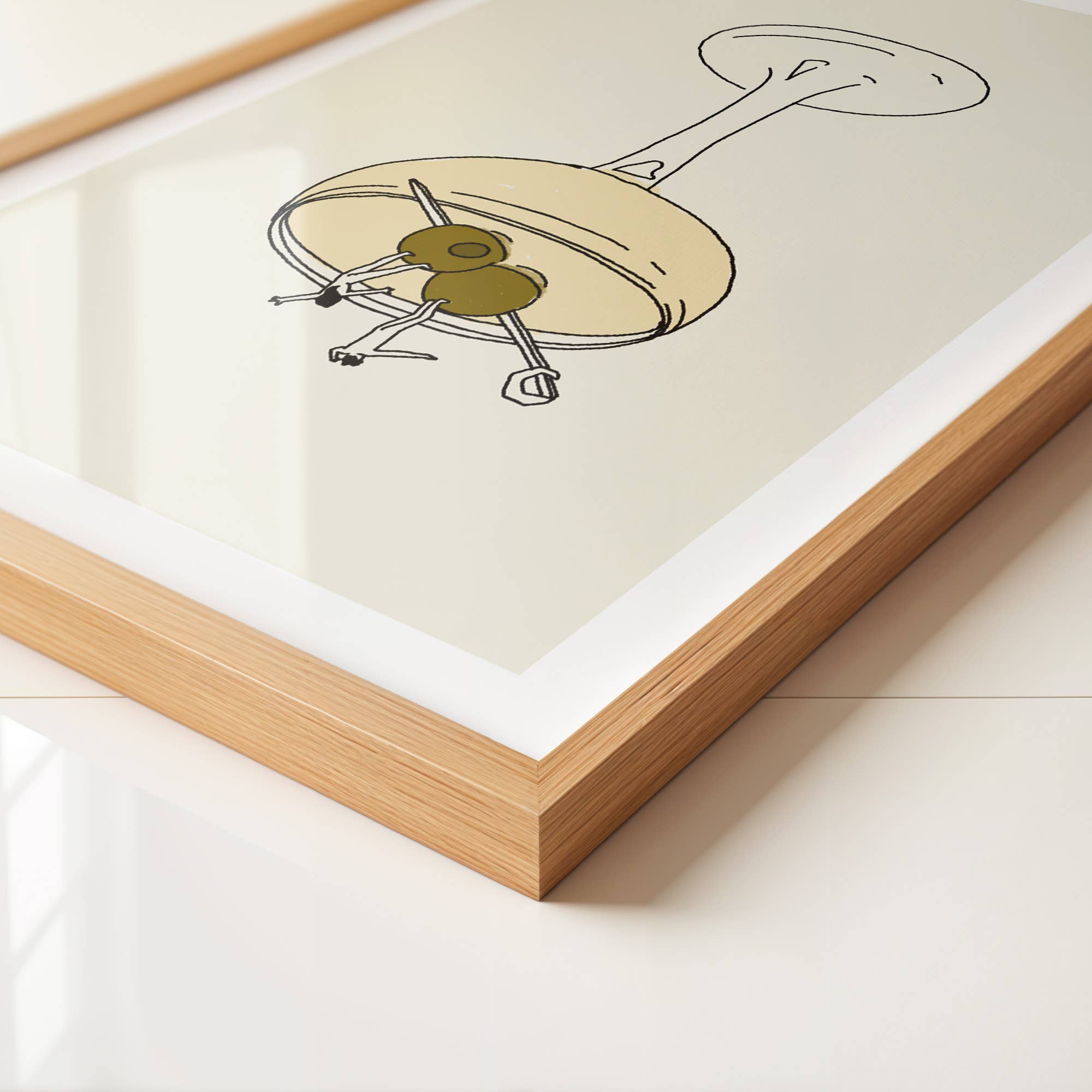 Classic Cocktail Art Print Retro