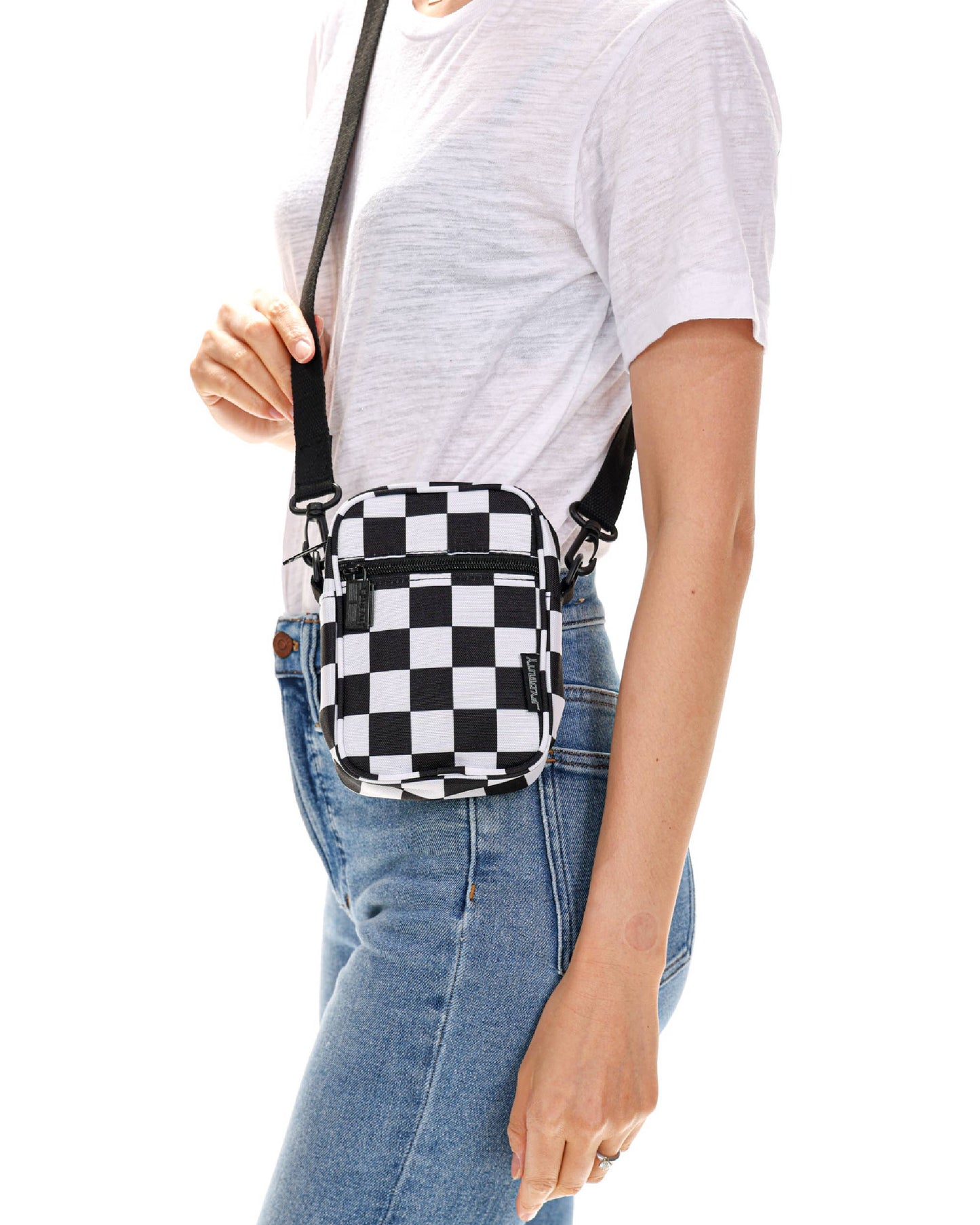 Recycled MiniBrickCrossbodyBag | XL Checker