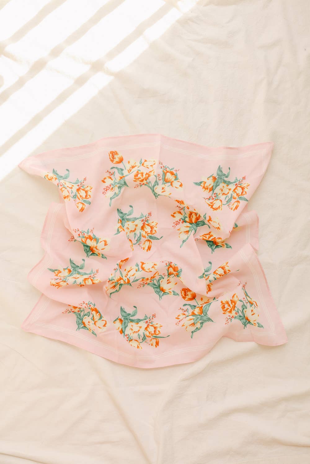 High-Quality Orchid Pattern Bandana - Ideal for All Seasons