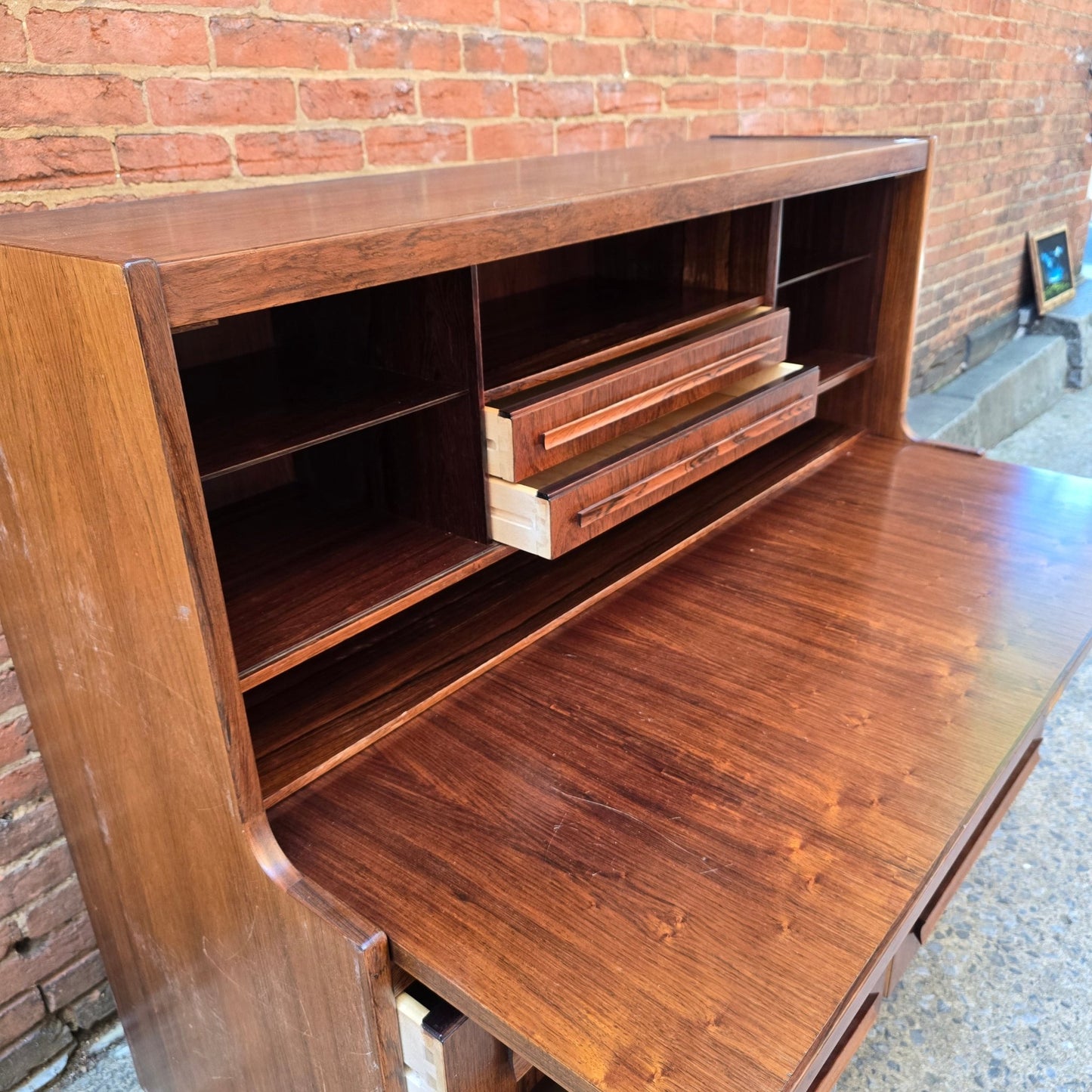 Danish Rosewood Secretary by Sigfred Omann ST0425002 - Vintage MC