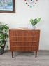 Danish Teak Vanity with Mirror - Vintage MC