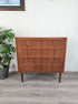 Danish Teak Vanity with Mirror - Vintage MC