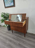 Danish Teak Vanity with Mirror - Vintage MC