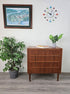 Danish Teak Vanity with Mirror - Vintage MC