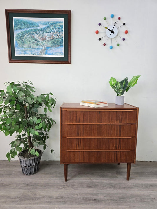 Danish Teak Vanity with Mirror - Vintage MC