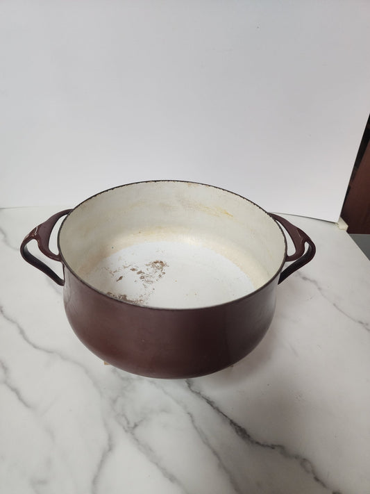 Dansk Brown Kobenstyle Pot with Trivet Lid - Vintage MC