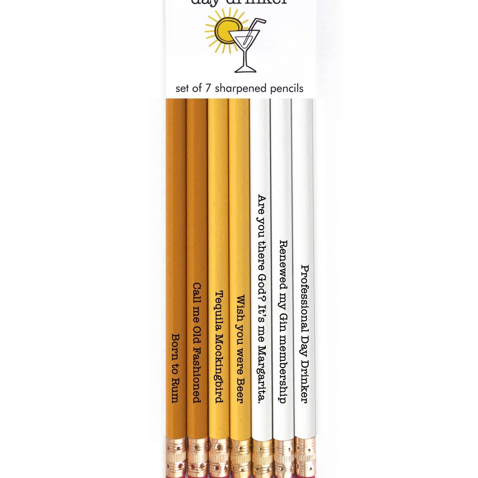 DAY DRINKER PENCIL SET - Vintage MC