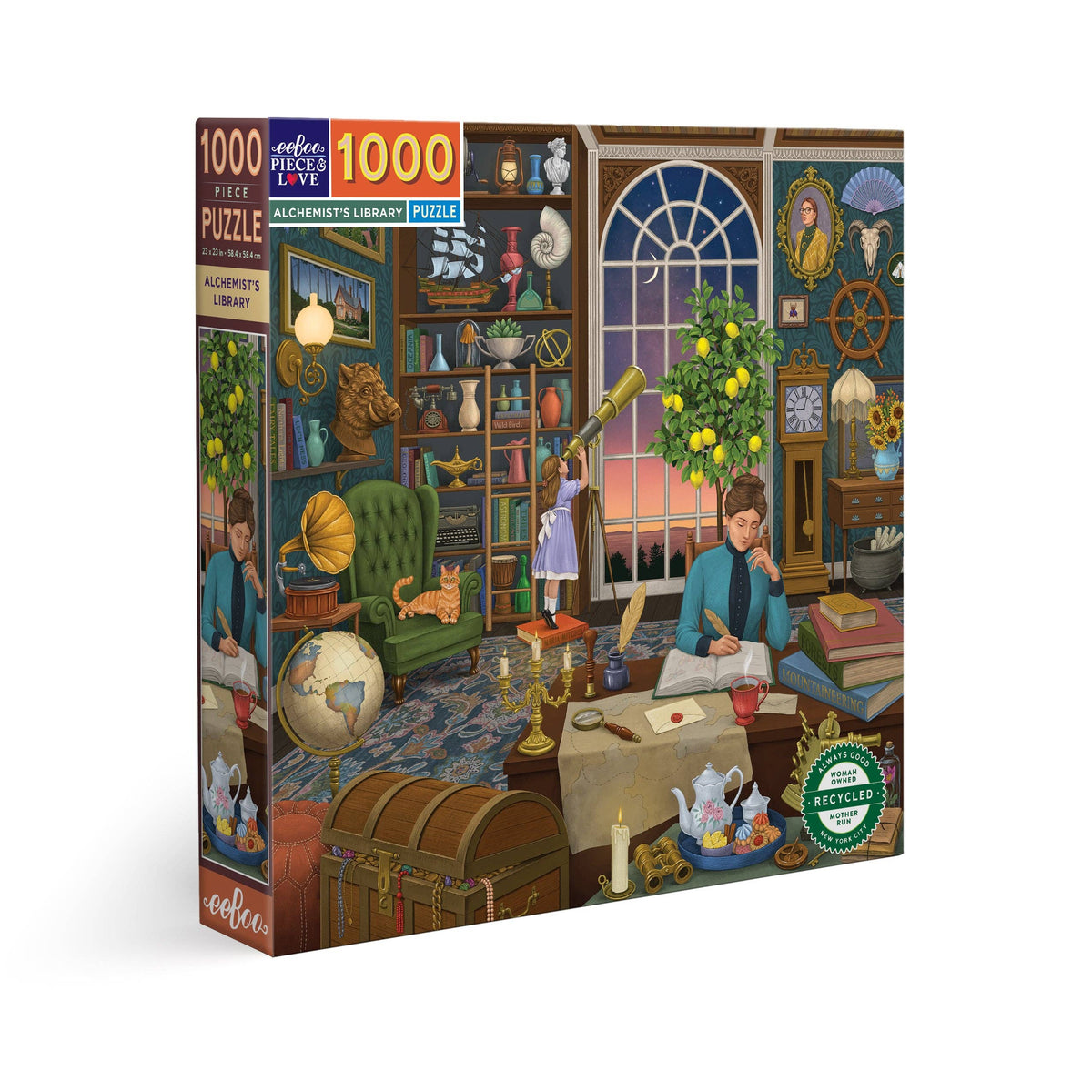 Alchemist's Library 1000 Piece Square Puzzle