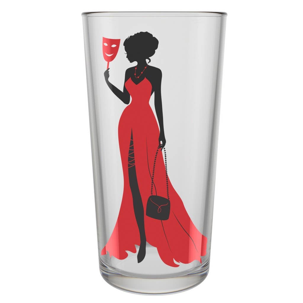 Red Line Cocktail Glass