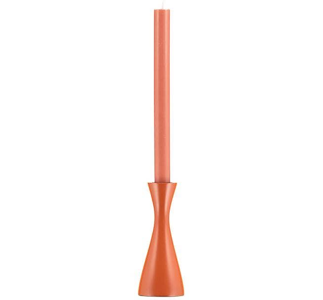 BRITISH COLOUR STANDARD - 15cm H / 5.9'' H Medium Rust Candleholder