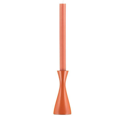 BRITISH COLOUR STANDARD - 15cm H / 5.9'' H Medium Rust Candleholder