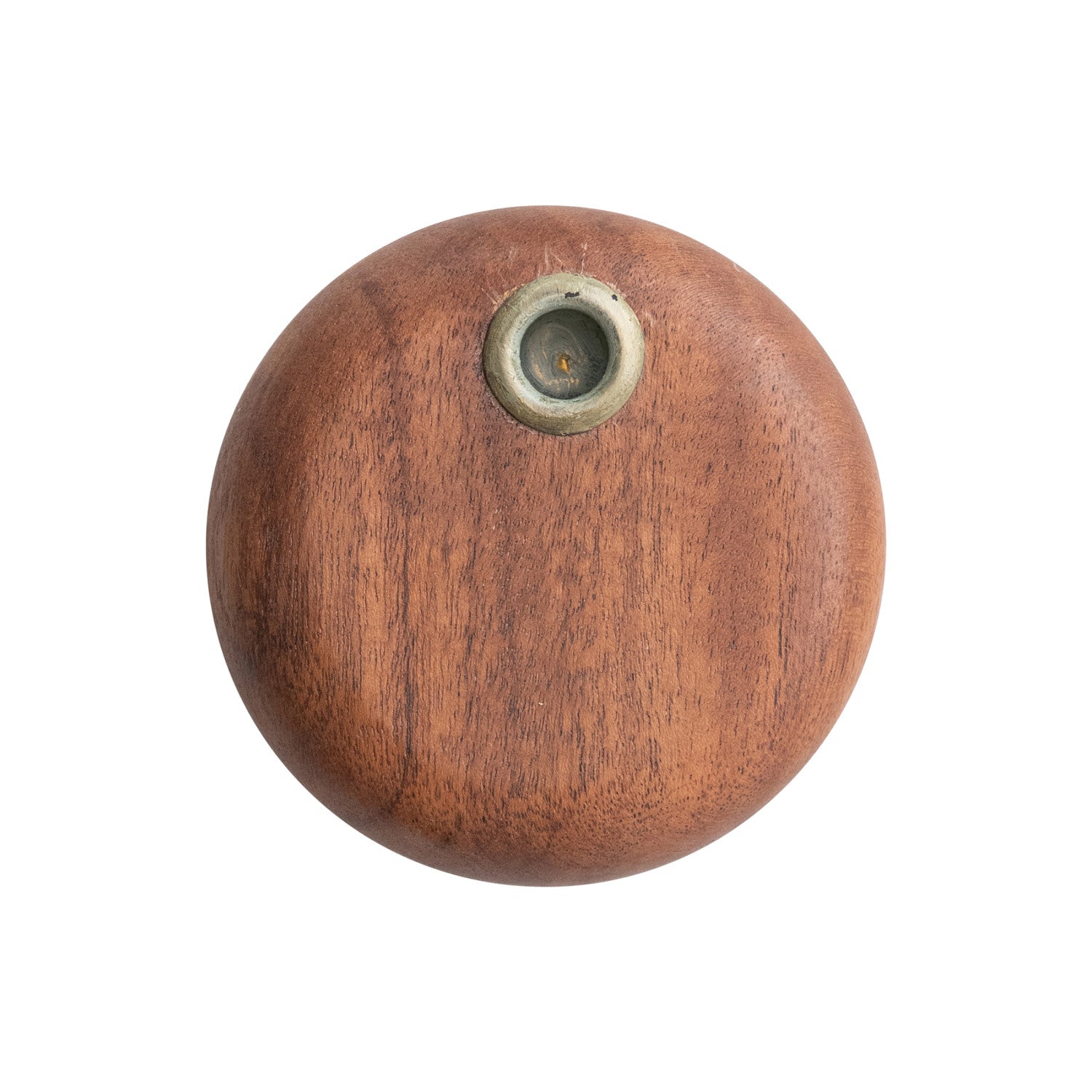 Mango Wood & Metal Taper Holder (Holds 1/2" Taper)
