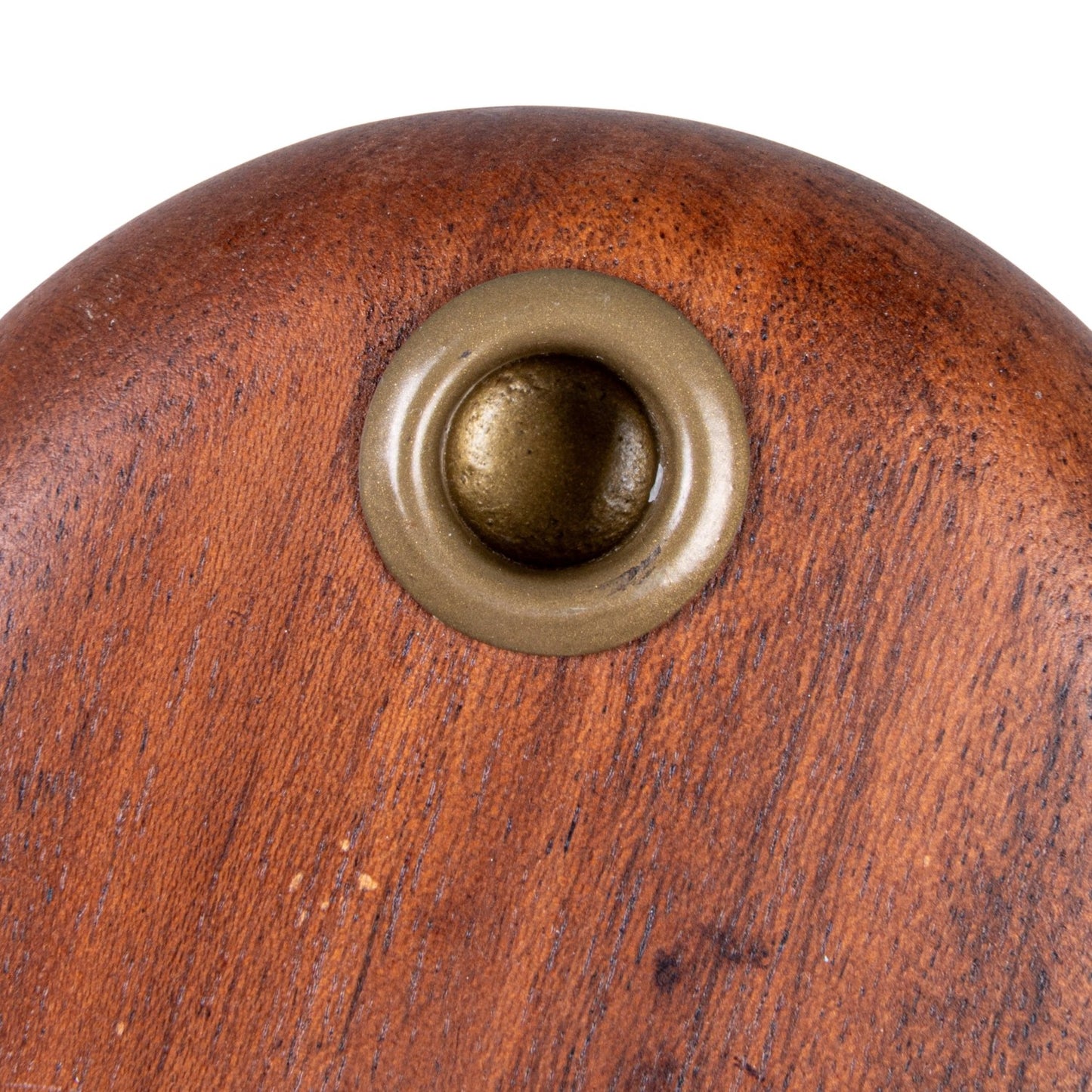 Mango Wood & Metal Taper Holder (Holds 1/2" Taper)